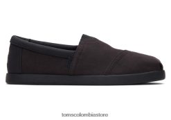 hombres alp adelante Toms LF64T8397 zapatos nubuck negro