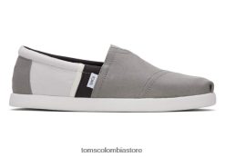 hombres alp adelante Toms LF64T8403 zapatos bloque de color cemento