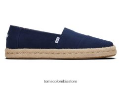 hombres alpargata eco cuerda 2.0 Toms LF64T8416 zapatos Armada