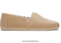 hombres arpillera de alpargata Toms LF64T8429 zapatos arpillera natural