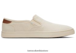 hombres bajo deslizamiento en Toms LF64T8449 zapatos beige
