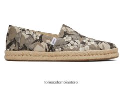 hombres cuerda de alpargata 2.0 Toms LF64T8423 zapatos impresión del paraíso