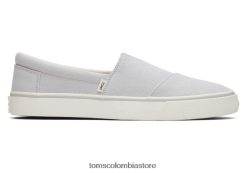 hombres deslizamiento fenix en Toms LF64T8466 zapatos gris lunar