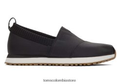 hombres residente 2.0 Toms LF64T8470 zapatos tejido antidesgarro negro