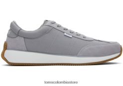 hombres zapatillas deportivas Wyndon Toms LF64T8448 zapatos gris