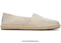 mujer alpargata alpargata metalizada Toms LF64T8144 zapatos nuevo estilo
