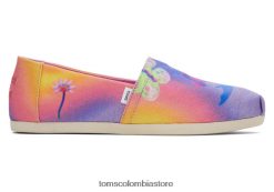 mujer alpargata ashley lukashevsky Toms LF64T873 zapatos púrpura multi