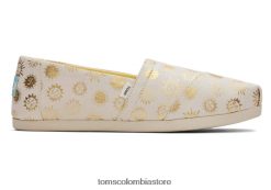 mujer alpargata de dias soleados Toms LF64T8104 zapatos hoja de sol
