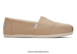 mujer alpargata eco tejido Toms LF64T8137 zapatos avena