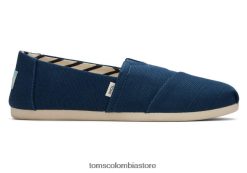 mujer alpargata herencia Toms LF64T810 zapatos mayólica azul
