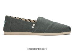mujer alpargata herencia Toms LF64T840 zapatos bonsái verde