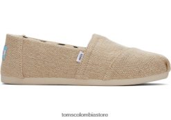 mujer alpargata herencia Toms LF64T89 zapatos natural sin teñir