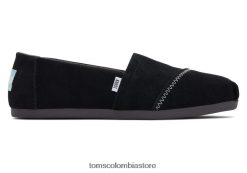 mujer alpargata krost Toms LF64T882 zapatos ante negro