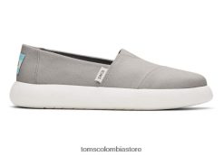 mujer alpargata malva Toms LF64T8103 zapatos gris