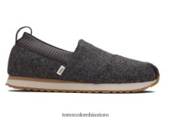 mujer alpargata residente Toms LF64T8297 zapatos gris