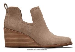mujer bota kalie Toms LF64T8236 zapatos gris pardo
