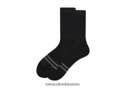 mujer calcetines de la tripulación Toms LF64T8335 accesorios raya negra