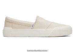 mujer deslizamiento fenix en Toms LF64T8311 zapatos beige mate