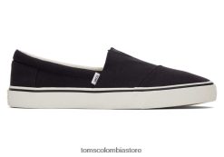 mujer deslizamiento fenix en Toms LF64T8317 zapatos negro