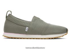 mujer eco residente Toms LF64T8303 zapatos gris vetiver