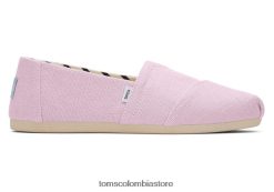 mujer lona alpargata eco heritage Toms LF64T84 zapatos lila claro