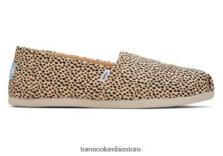 mujer mini guepardo alpagrata Toms LF64T8125 zapatos mini guepardo beige miel