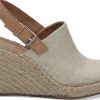 mujer monica cuña Toms LF64T8223 zapatos natural