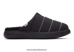 mujer mula de malva krost Toms LF64T8283 zapatos negro