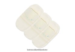 mujer paquete de 3 calcetines invisibles Toms LF64T8331 accesorios blanquecino