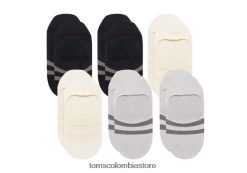mujer paquete de 6 calcetines invisibles ultimate Toms LF64T8340 accesorios fundamentos multi