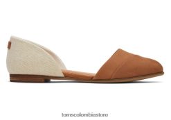 mujer piso jutti d'orsay Toms LF64T8188 zapatos azúcar morena