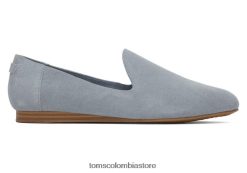 mujer plana darcy Toms LF64T8192 zapatos piedra gris