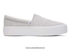 mujer plataforma fénix Toms LF64T8239 zapatos gris lunar