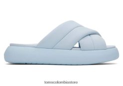 mujer repreve cruzado de malva Toms LF64T8242 zapatos jersey azul pastel repreve