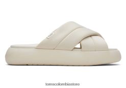 mujer repreve cruzado de malva Toms LF64T8267 zapatos beige