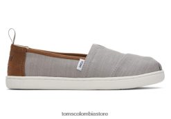 niños alpargata juvenil eco algodon reciclado Toms LF64T8545 zapatos nuevo estilo