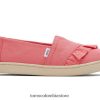 niños rosa alpargata Toms LF64T8555 zapatos rosa