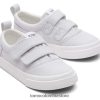 niños tiny fenix lona doble correa Toms LF64T8533 zapatos gris