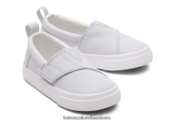 niños zapatillas de lona tiny fenix Toms LF64T8514 zapatos gris lunar
